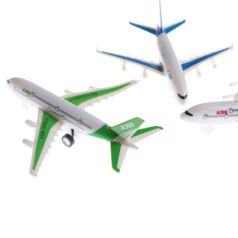 Modelo de autobús aéreo para niños, juguete de avión de pasajeros, color aleatorio, 1 unidad