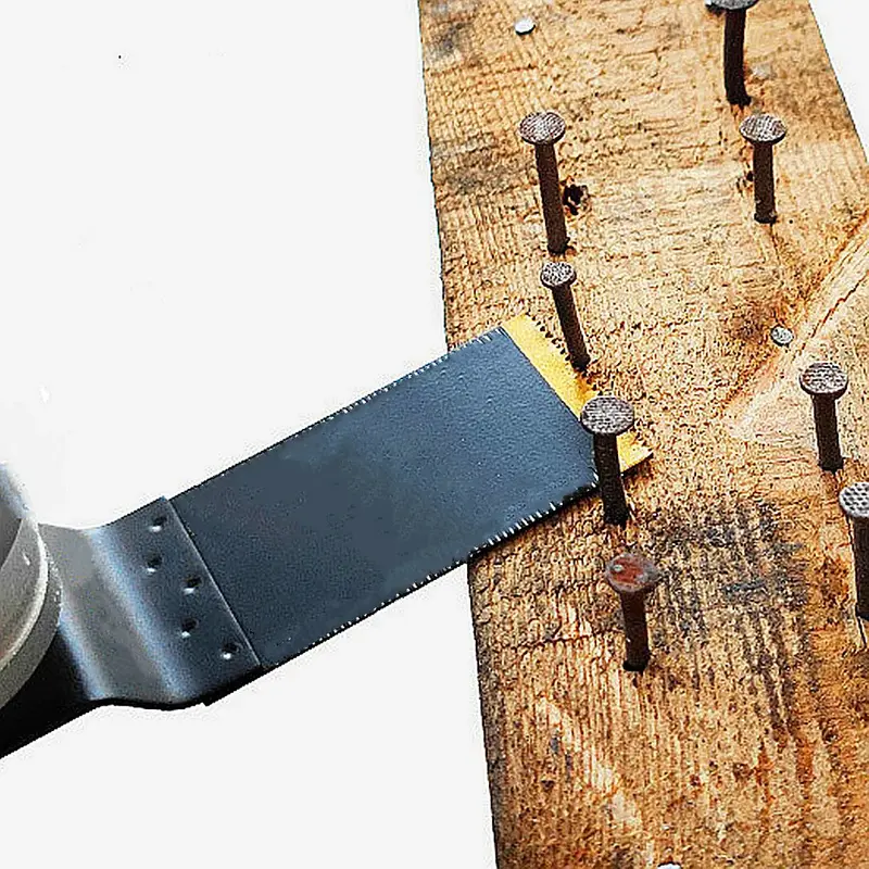 3 buah pisau gergaji perubahan cepat berlapis Ti pisau Multi alat berosilasi Starlock untuk plester logam cor renovasi plastik kayu