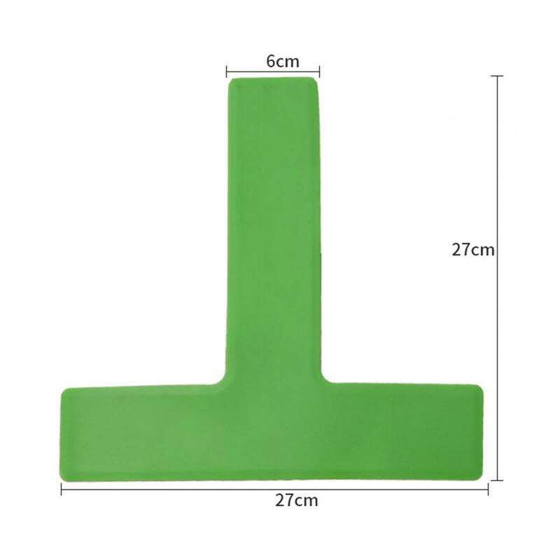 T-shaped Target Pad Obstacle Landmark Line Stadium Stickers Marker Football Basketball Training Ground Court Sports Ground Sign