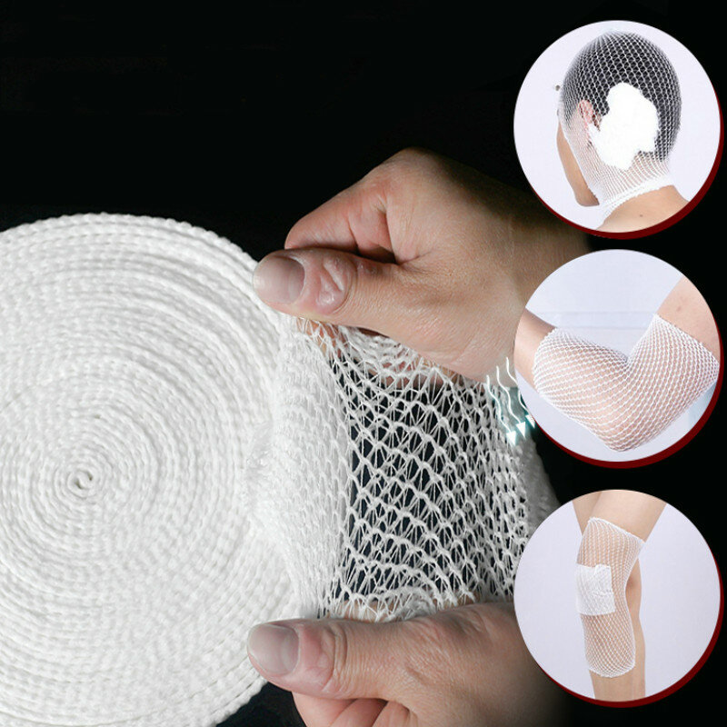 10m de bandage élastique de maille de préférence médicale la diverse gaze de bandage des NO.1-12 d'élasticité de doigts et de mollets