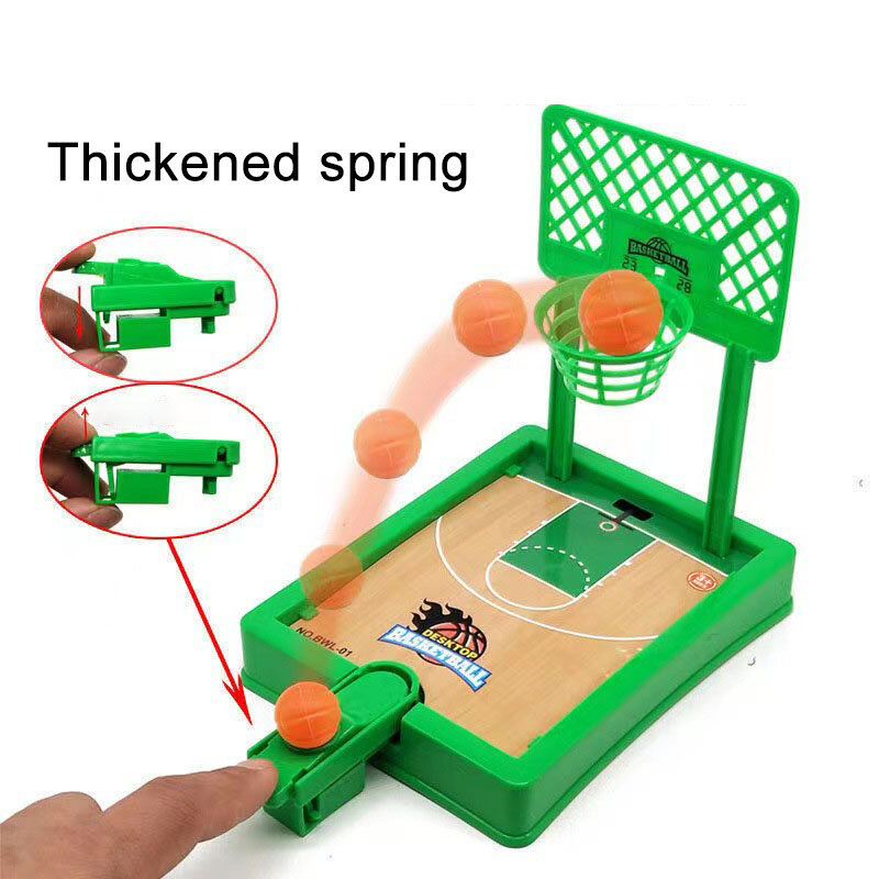 Juegos Deportivos de tiro de baloncesto para interiores, juego de mesa interactivo de aro de 4 bolas para niños, pelota de escritorio, juguete para niños