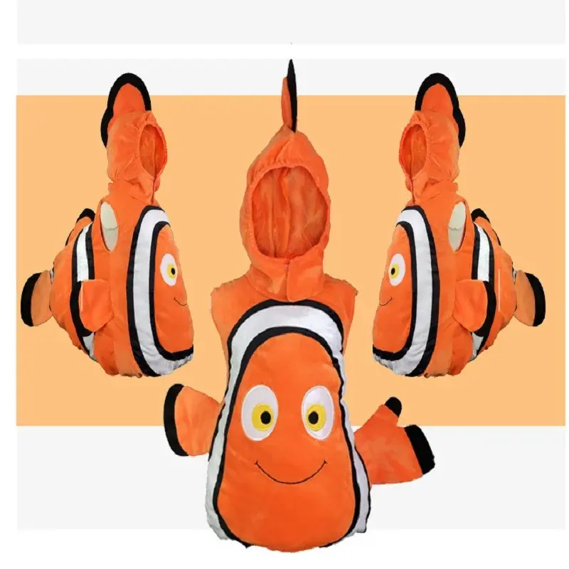 В поисках Немо рыба-клоун cospaly Костюм Pixar анимационная пленка Nemo детская одежда на Хэллоуин Рождество вечерние