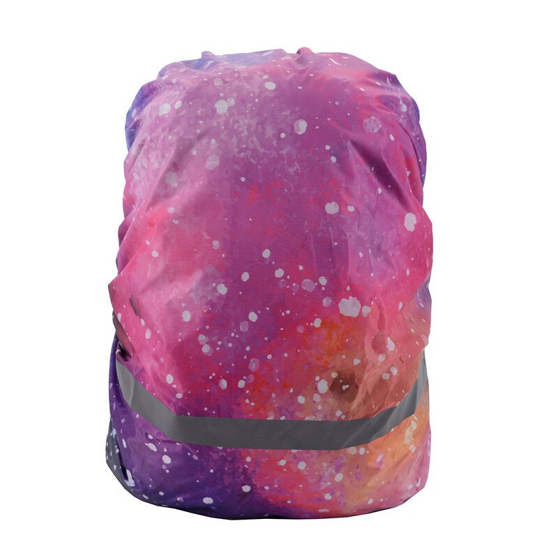 【A2】Rainproof Cover For Schoolbag Colorful With Reflective Strip Night Travel Safety Backpack Cover Dust Proof And Scratch