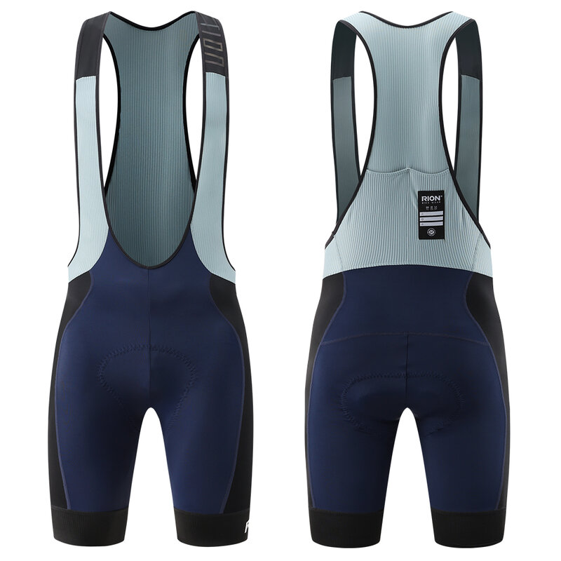 RION-pantalones cortos de ciclismo para hombre, ropa para bicicleta, mallas para deportes al aire libre, almohadilla de alta densidad, DOLOMITI, conducción de larga distancia, 8 horas