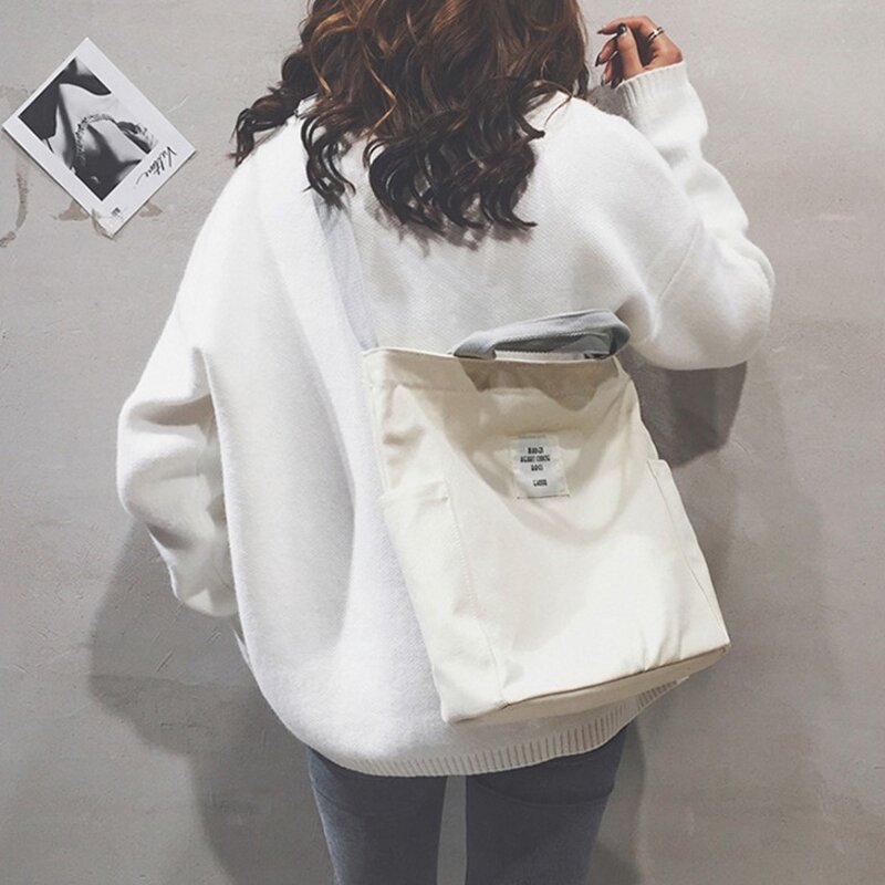 Frauen Mode lässig Leinwand multifunktion ale Umhängetasche Damen Umhängetaschen Bücher tasche große Einkaufstasche Tasche