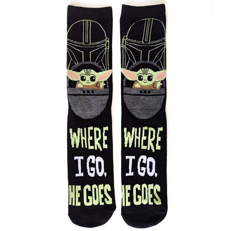 NEW Star Wars Movie Socks Master Yoda R2-D2 Novelty Cosplay socks Funny Casual Men sock