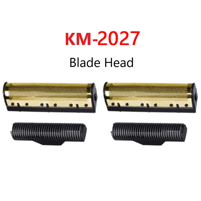 Hoja de repuesto para cortadora de pelo Kemei Km-2026/2027/2028/3382, cabezal de cuchilla de corte de barbero, piezas de afeitado de barba