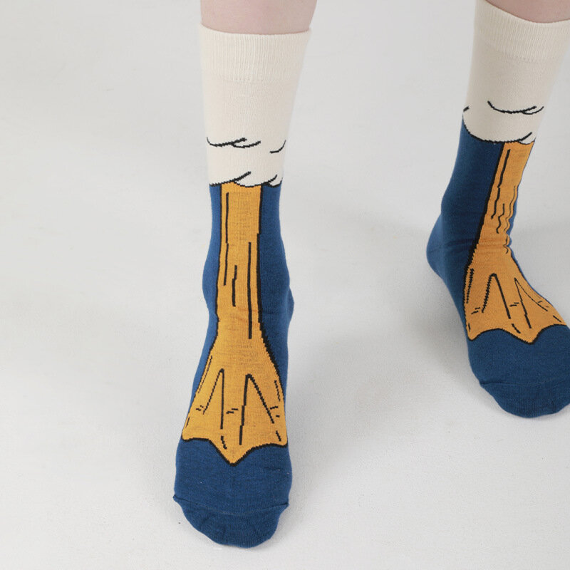 บุคลิกภาพถุงเท้าแฟชั่น Ins แนวโน้ม Graffiti ถุงเท้าคู่กีฬาถุงเท้าผู้หญิงถุงเท้าตลกญี่ปุ่น Harajuku สเก็ตบอร์ดถุงเท้า