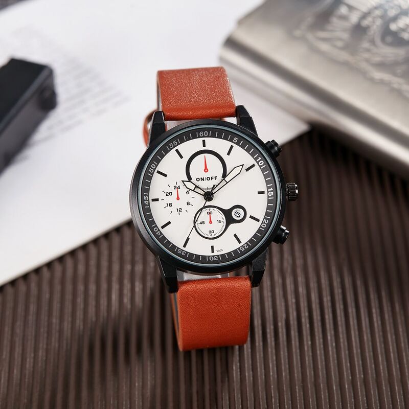 Men Fashion Luxury Sports Watches Mens Business Casual Quartz Wristwatch Calendar Male Stainless Steel Luminous Clock Watch New