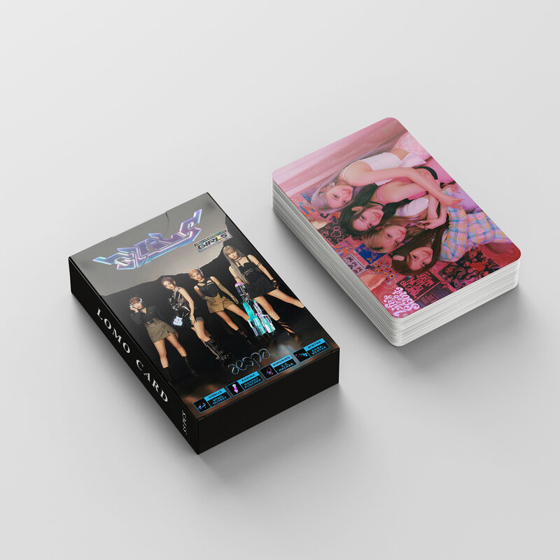 55 sztuk/zestaw Kpop aspa karty Lomo nowy Album dzikiego zimowego nocka na fotografię koreańskiej mody uroczy prezent dla fanów 55pcs/set Kpop Aespa Lomo Cards New Album SAVAGE WINTER NINGNING Photocard Korean Fashion