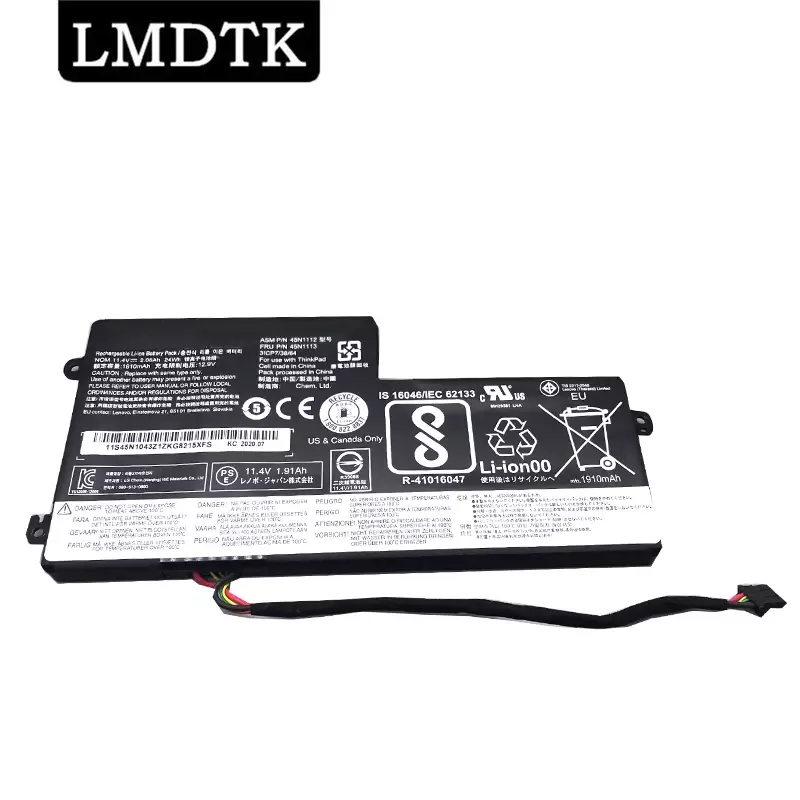 LMDTK-Batterie d'ordinateur portable pour Lenovo ThinkPad, 45N1112, 45N1113, T440S, T450, T450S, X240, X250, X260, X270, 45N1110, 45N1111, 45N1108, Nouveau