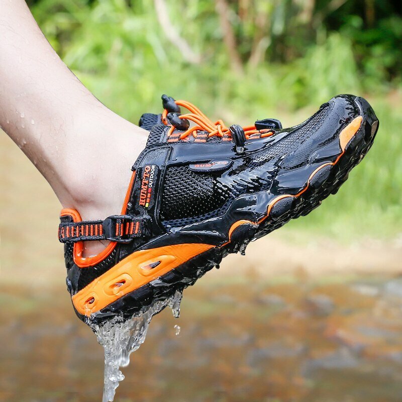HUMTTO estate Wading scarpe da Trekking per uomo Outdoor uomo Sneakers traspirante asciugatura rapida sport Trekking spiaggia scarpe da uomo a piedi nudi