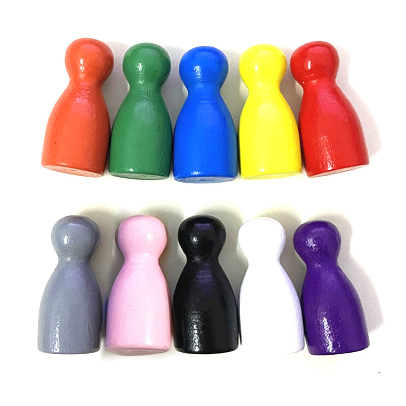 10Pcs/Set Chess Pieces Board Game Accessories Wood Pawn/Chess Card Pieces For Board Game and Other Games Accessories