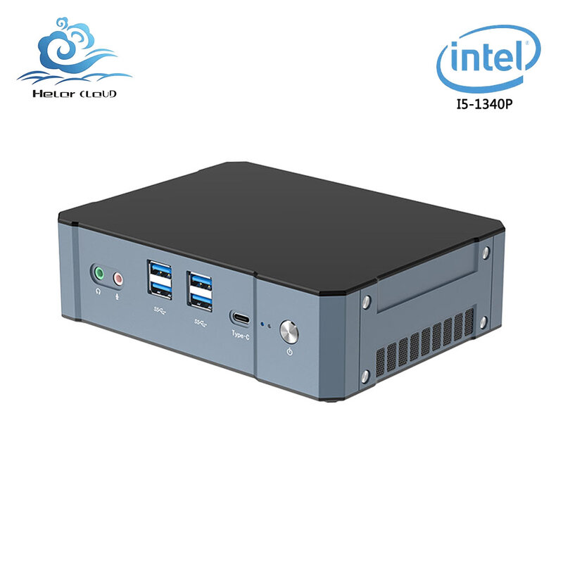 Mini PC Dual Network, PXE Diskless Boot, Intel 11 Generation Core i5-1340P, pfsense Timed, 4 Display