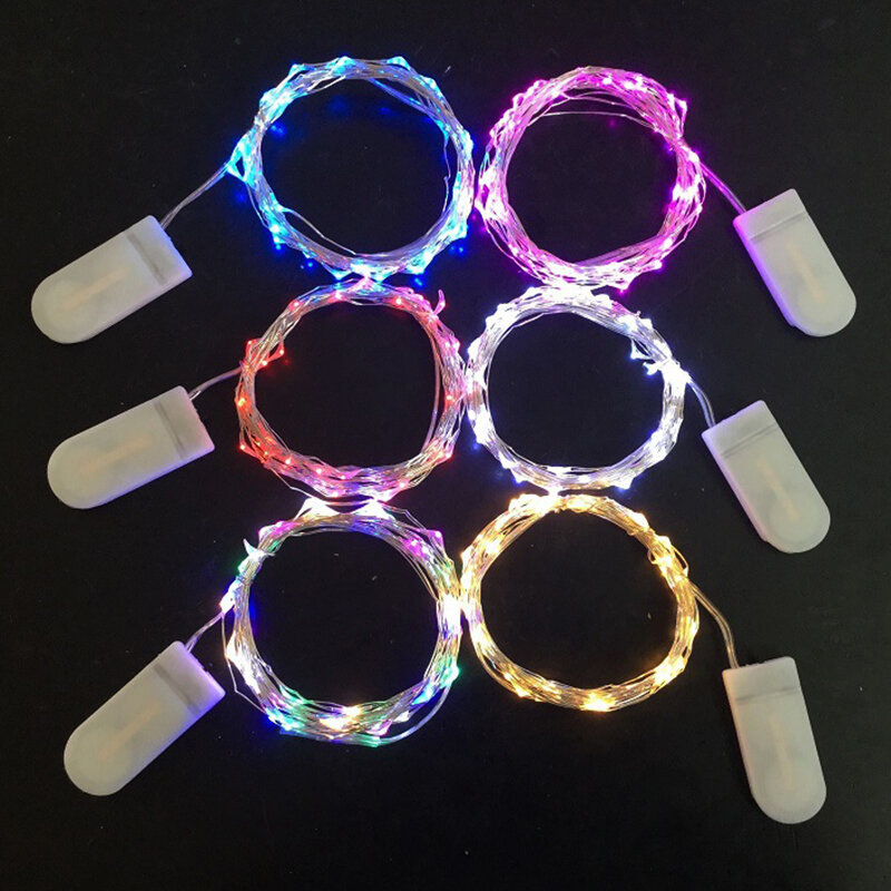 6 Pack Led Fairy Lights Battery Operated String Lights Firefly Starry Moon Lights for DIY Wedding Party Bedroom Patio Christmas