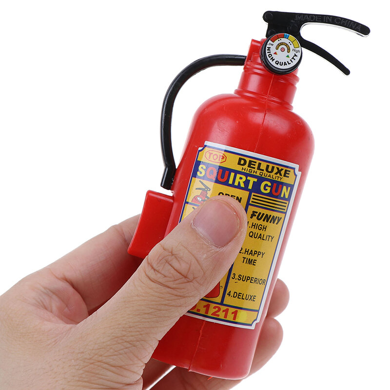 Novo extintor de incêndio brinquedo plástico diy pistola de água mini spray crianças exercício brinquedos