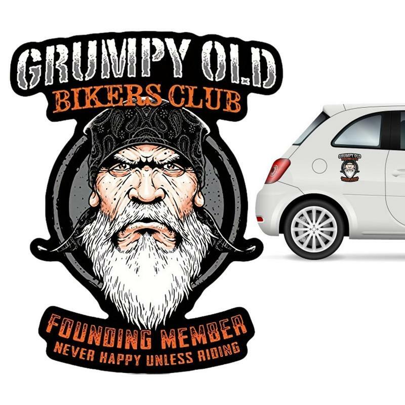 Grumpy Old Member Stickers Grumpy Old Man Stickers For Motorcycles Car Front Rear Window Windshield Decal Sticker For