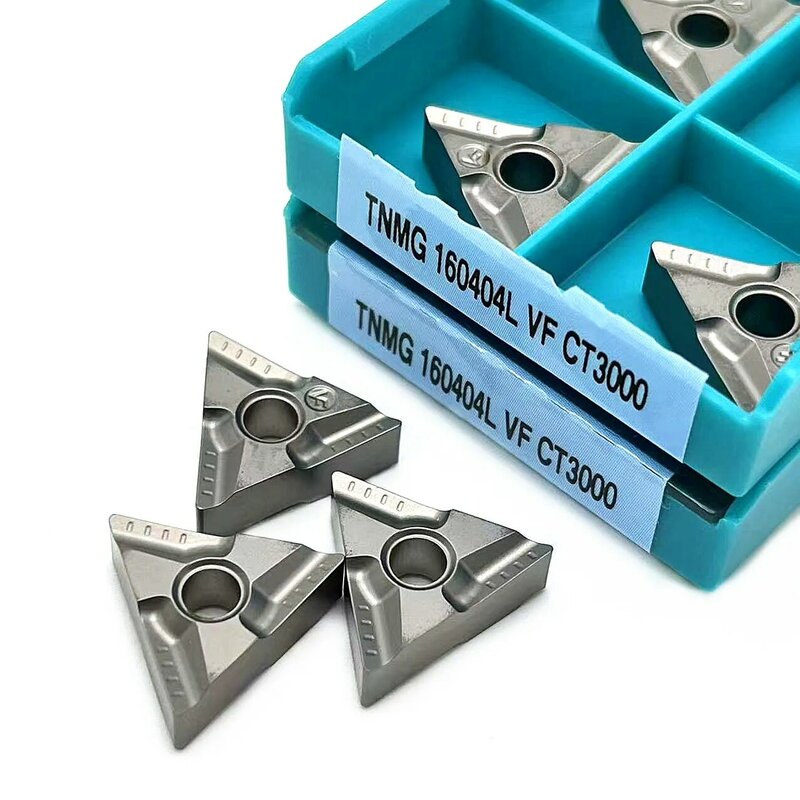 TNMG160408  TNMG160404R CT3000 End Milling Cutter Insert TNMG160408L VF CT3000 CNC Lathe Metal Tool Hardness Carbide Blade 10PCS