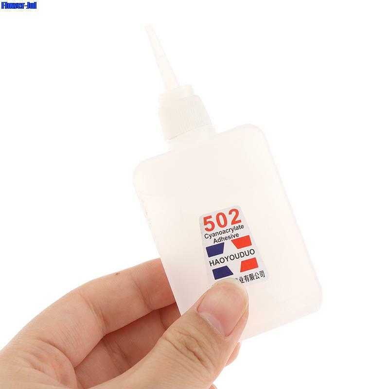 502 Super Glue Instant Quick Dry Cyanoacrylate Strong Adhesive Quick Bond Leather Rubber Metal Office Supplies Fast Glue 1pc