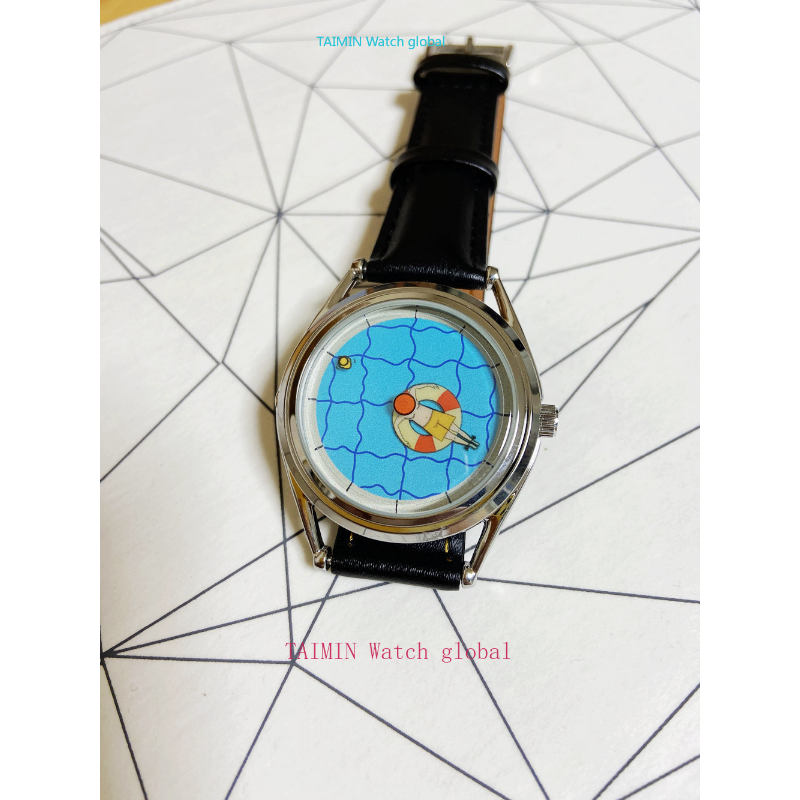 Reloj de una mano de diseño Original, reloj de pareja de cuarzo Simple, movimiento importado, resistente al agua, envío directo