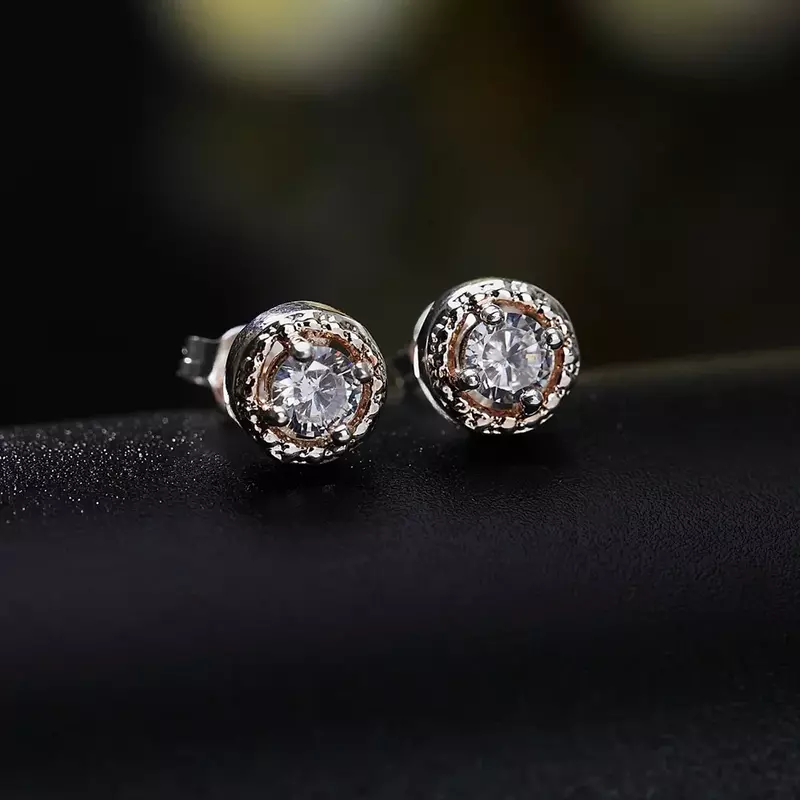 Hot Popular Silver Plated personality Earrings for Women party Jewelry crystal Ear studs fashion Christmas Gifts