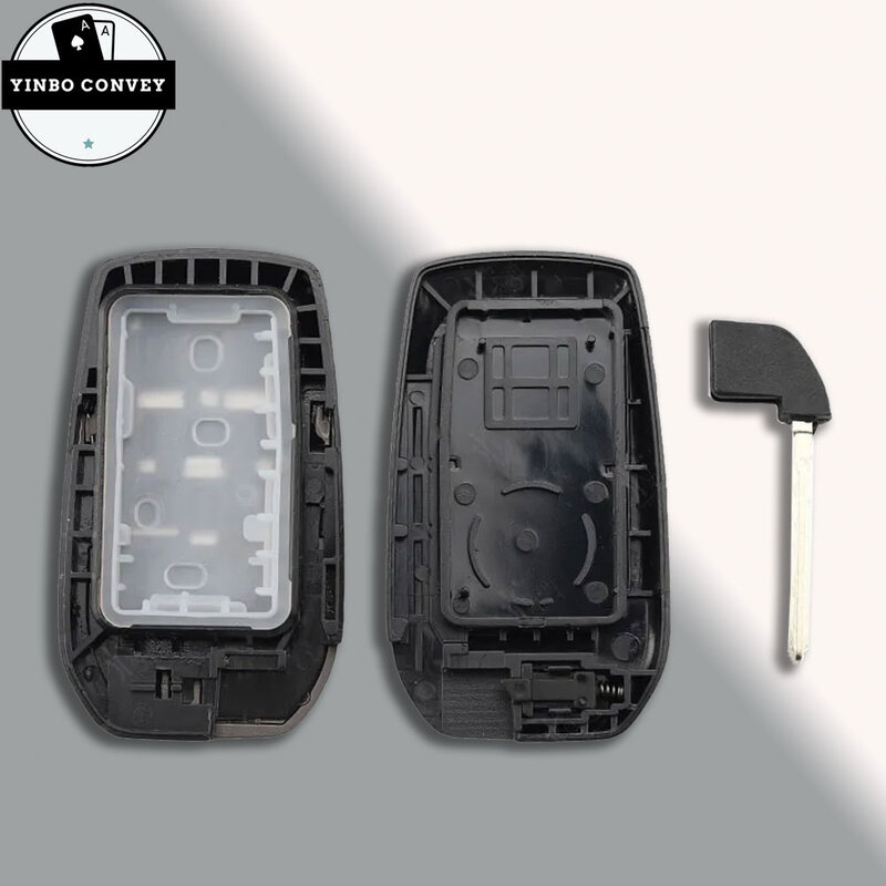 YINBO casing kunci Remote pintar modifikasi, casing versi ditingkatkan 2/3/4 tombol dengan pisau untuk Lexus RX2700 RX350 GX400 ES350