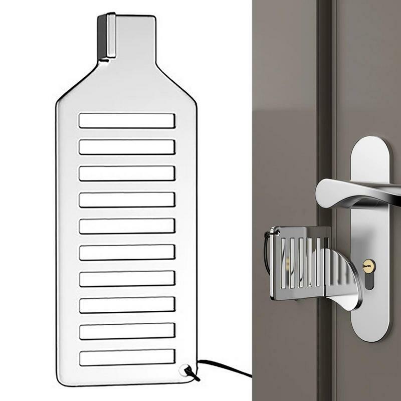 Travel Door Lock Stainless Steel Upgraded Hotel Safety Door Lock Door Lock Upgraded Adjustable Door Lock For Travel Door Lock