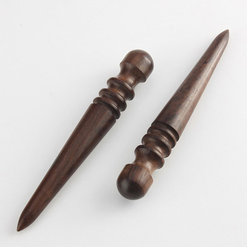 Lange und kurze Version afrikanischen sauren Zweig Leder Schleifen Holz Stick Log Poliers tab hand gefertigte DIY Leder Schleif werkzeuge