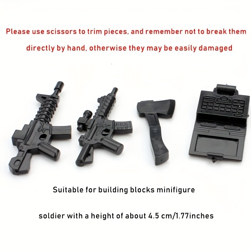Militar WW2 Sniper Armas Rifle Figuras De Ação Armas Exército Modelo Militar Blocos De Construção Mini Toy Kit