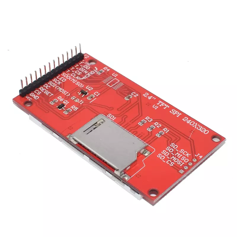 2.4" 2.4 inch 240x320 SPI TFT LCD Serial Port Module 5V/3.3V PCB Adapter Micro SD Card ST7789v LCD Display White LED