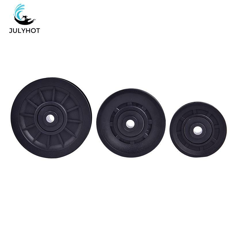 4 Pcs/Lot 70mm/90mm/105mm Diameter Wearproof Nylon Bearing Pulley Wheel Cable Gym Fitness Equipment Part Wholesale Universal