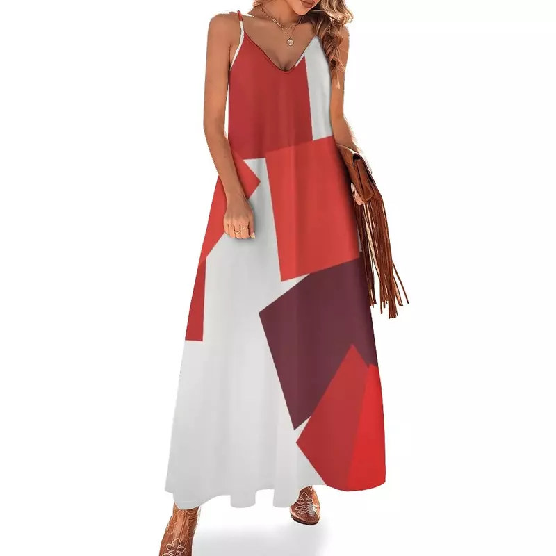 Vestido feminino sem mangas Victoria Molnar, vestido feminino, chique e elegante, Sainte Viceau in Rouge, 2024