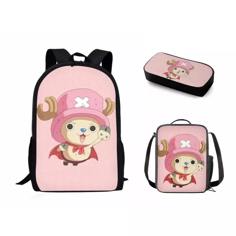 Pirate King-mochila escolar con estampado de edición de dibujos animados para niños, morral escolar para niños pequeños, Mochi, Rey, Sepia