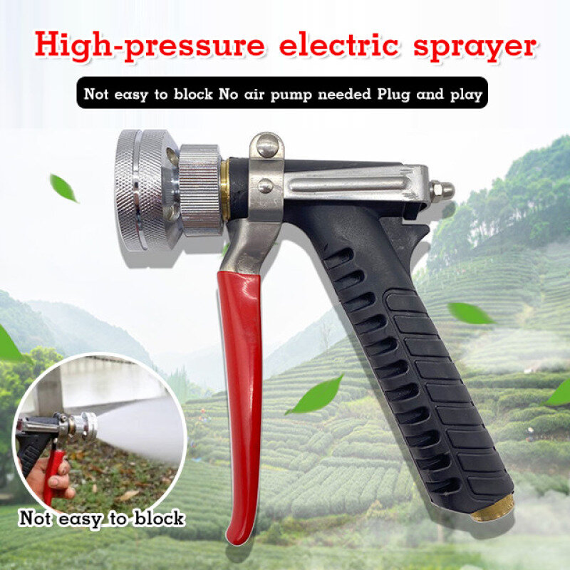 Agricultural Electric Sprayer High Pressure Stainless Steel Spray Gun Water Gun Atomizing Sprayer