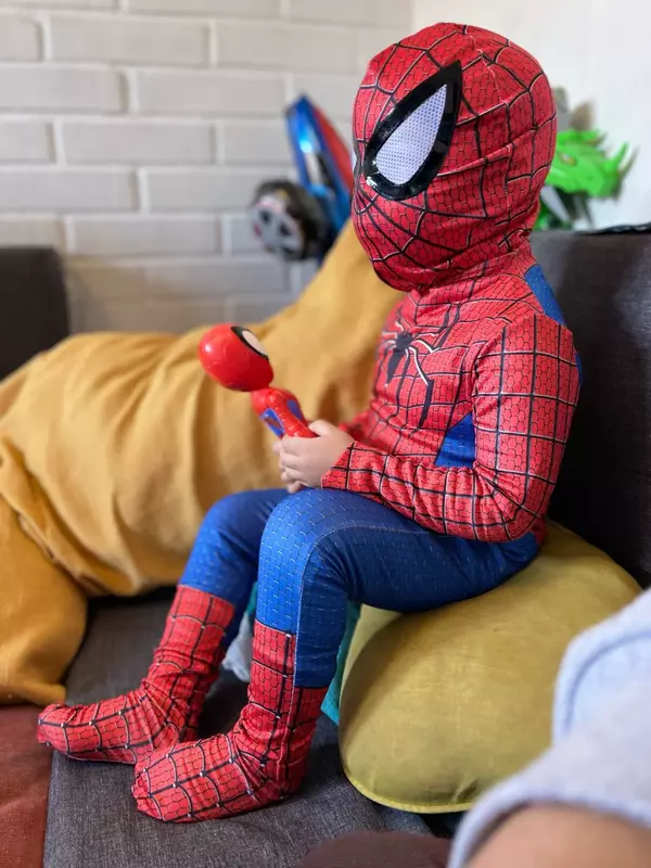 Film superbohater bransoletka wyrzutnia przebranie na karnawał pająk jedwabna sieć strzelanka lina ssąca dysk rekwizyt na przyjęcie dla dzieci