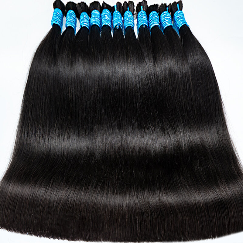 Wholesale Natural Unprocessed Virgin Indian Hair Vendors Virgin Bundles Afro Kinky Bulk 100% Human Hair Bundles Extensions