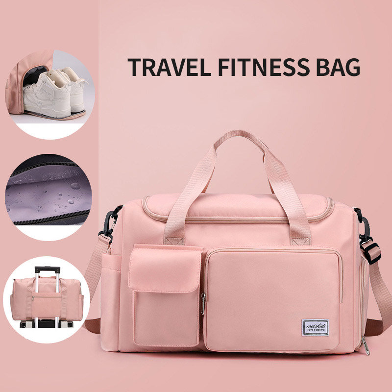 Дорожные сумки для женщин на выходные, спортивная сумка для спортзала, спортивная сумка для тренировок, сумка через плечо