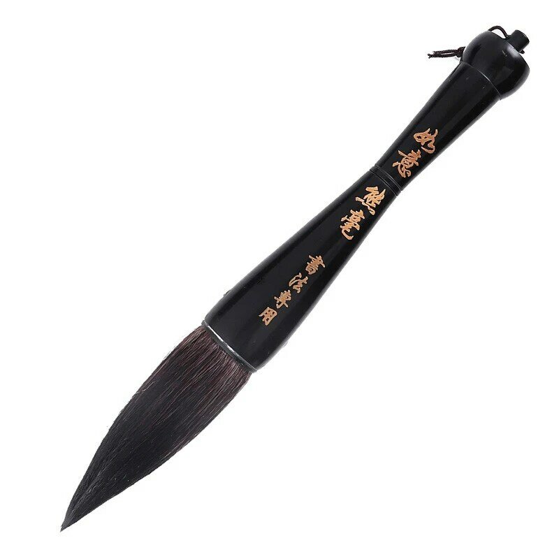 Большая китайская искусственная ручка-держатель для волос, кисть для каллиграфии, обычный шрифт