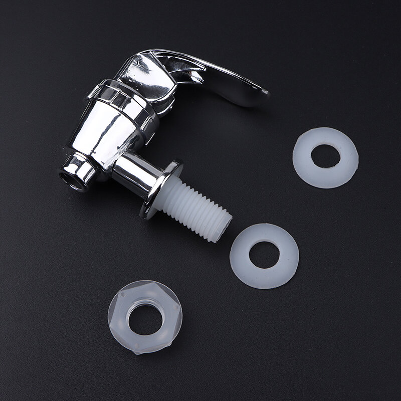 Electroplated Silver Faucet Nozzle Fitting Bottle Faucet Jar Wine Barrel Water Tank Faucet With Filter Wine Valve Switch Tap