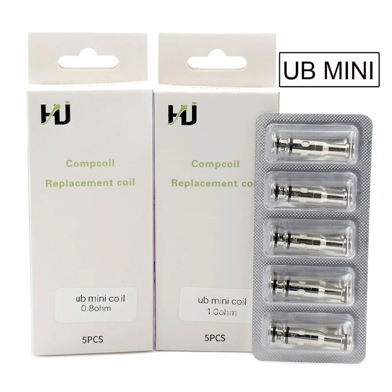 Tête de VégétOEM UB Mini Coil l's lt0.8ohm 1.0ohm, kit de dosettes pour Orion Mini Ursa Pro