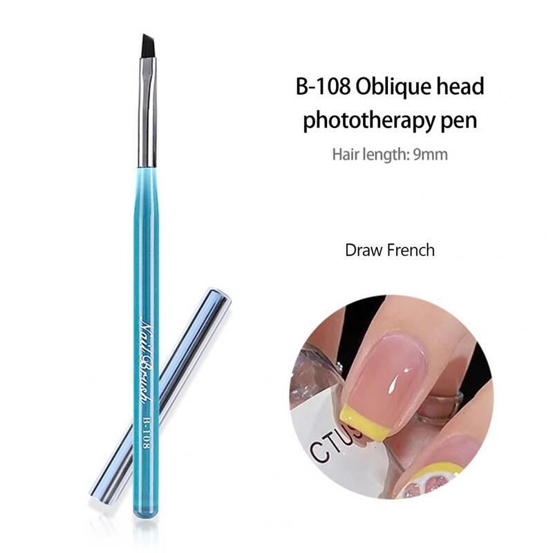 Bequemer bequemer Griff wieder verwendbarer französischer Streifen Nail Art Liner Brush Pen mehrere Arten Nail Art Liner Nagel zubehör