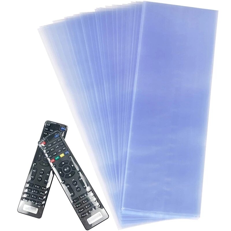 1//20pcs transparente Schrumpf folie Tasche Anti-Staub-Schutzhülle Abdeckung für TV-Klimaanlage Fernbedienung Schrumpf kunststoff