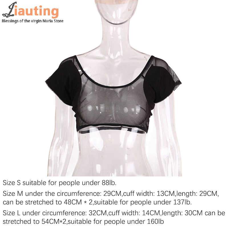 S/M/L/XL t-shirt forma Sweat Pad ascellare Pad riutilizzabile lavabile ascella sudore Pad per le donne che assorbono deodorante Anti sudore