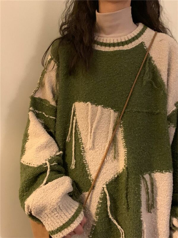 Maglione invernale pullover donna manica lunga Chic maglioni maglione di Halloween lavorato a maglia Pull Jumper Hiver 2022 nuovo
