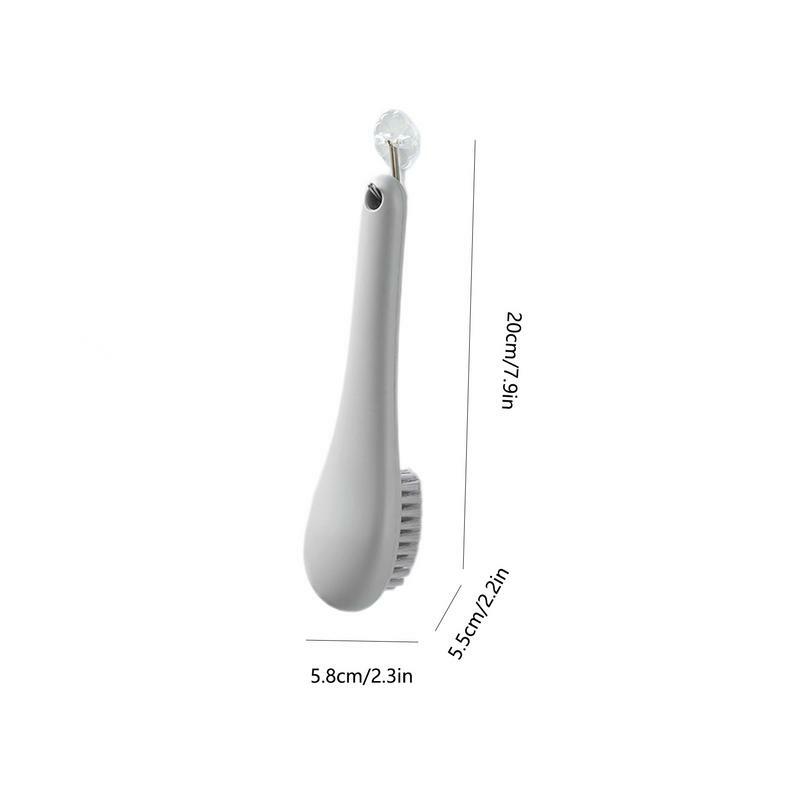 Badkamer Scrubborstel Wasborstel Voor Vlekverwijdering Antislip Ergonomie Handvat Schrobborstels Voor Het Reinigen Van Huishoudelijke Reiniging