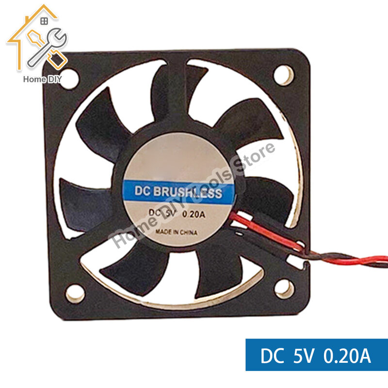 USB Blower Fan 5V 50mm Dual Ball Bearings Brushless DC Cooling 50mm Fan 5v 5010 50x50x10mm 2 Pin