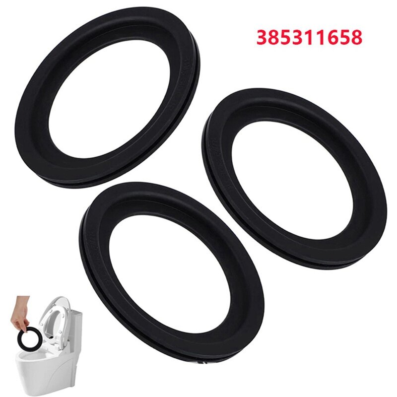 3Pcs Toilet Flush Ball Seal Replacement Parts 385311658 For Dometic RV 300 310 320 301 Motorhome Camper Trailer Toilets