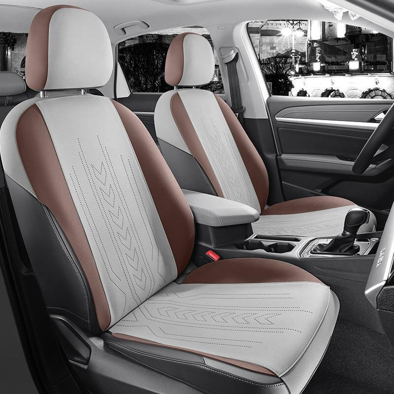 Custom Car Seat Covers For Volkswagens VW Magotan PASSAT 2012 To 2024 Auto Seat Cushion Suede leather Car Seat Protective Cover