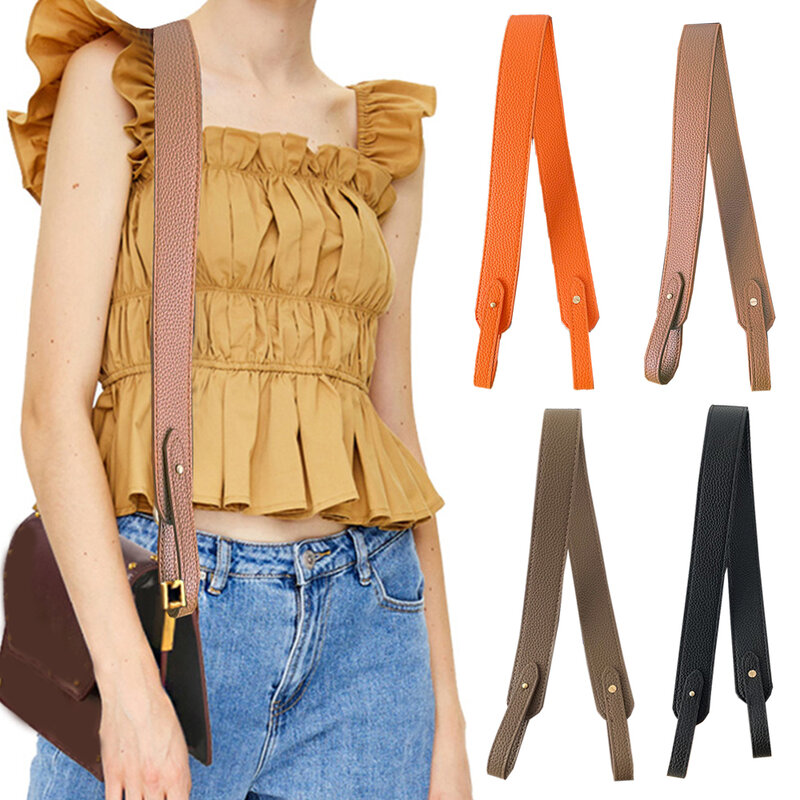 70*3cm Durable Leather Bags Strap Replacement Women Handbag Handle Crossbody Shoulder Bag Strap DIY Bag Accessories Purse Belts