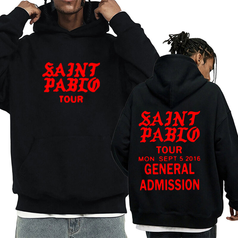 Rapper Kanye West Het Leven Van Pablo Hoodie Mannen Hiphop Casual Mode Fleece Sweatshirt Met Lange Mouwen Unisex Oversized Tops